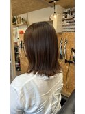 ボブ×ストレート◎