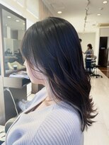 ヘアメイク アリエス 岩切店(HAIR MAKE aries) ホワイト系インナーカラー 岩切 利府 多賀城 塩釜 ケアブリーチ