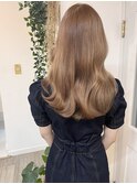 ブリーチなしアッシュベージュ