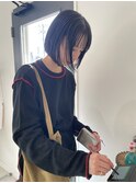 黒髪ボブ