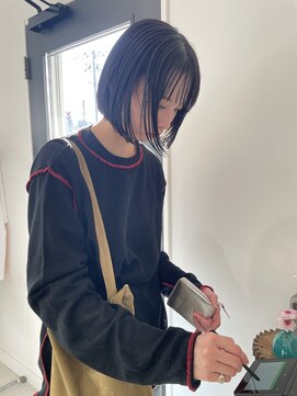 プル(puLL) 黒髪ボブ