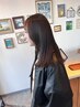 カット＋縮毛矯正（ストレートパーマ）＋髪質改善￥16400→￥14400