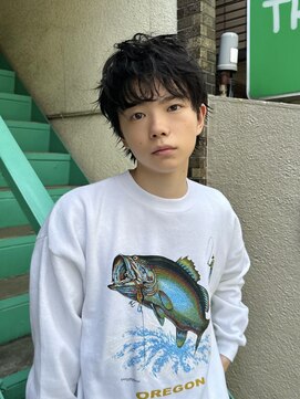 ヒュージ 三軒茶屋(huge) ニュアンスパーマ/シャドウパーマ/メンズカット