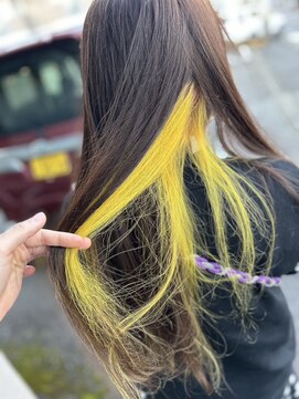 ワッカ(WAKKA) neonyellow × brown