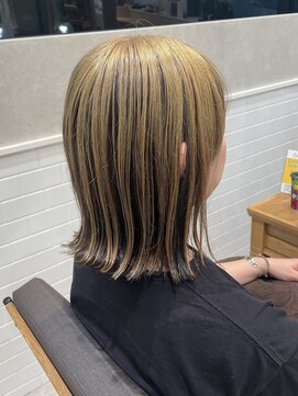 ザザ シンジュク(ZA/ZA shinjuku) ボブのアンブレラカラー