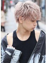 リップス 吉祥寺店 (LIPPS)&nbsp;ホワイトミルクティーツーブロ前下がり無造作マッシュショート