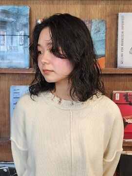 ブロック ジャポン(bloc japon) パーマボブ プードルボブ ミディアムレイヤーボブ/池田裕和