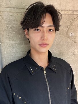 サイン メンズ 渋谷(SIGN men's) フェザーパーマ/ニュアンスパーマ/センターパート/カルマヘア