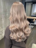 ネハス ナガオカ(nehus.nagaoka)&nbsp;ブリーチ/イメチェン/ホワイトブロンド/外ハネボブ/美髪