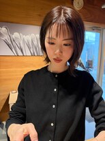 ウエストリー(WESTORY)&nbsp;#モーブショコラ#シースルーバング#オン眉#切りっぱなしボブ