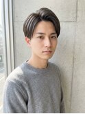 メンズマッシュウルフ波巻きパーマシャドウパーマメンズ韓国風