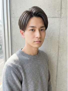 men's salon spes by r'eblanc メンズマッシュウルフ波巻きパーマシャドウパーマメンズ韓国風