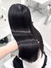 カット+顔まわり縮毛矯正