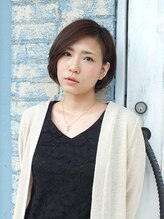 ガルボアルファ 上島店(Garbo α) スウィングカールショートボブ【モデル20代・撮影リクルート】