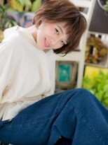 カバーヘア ブリス 大宮西口(COVER HAIR bliss)&nbsp;ニュアンスカラーオン眉小顔くびれショート大宮20代30代40代a!