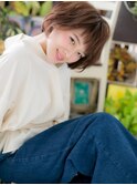 ニュアンスカラーオン眉小顔くびれショート大宮20代30代40代a!