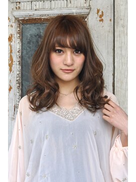 クラン(clan) 斜めバング大人可愛いメルティカラー