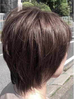 ナッツ ヘアデザイン(natt's hair design)の写真/《THROWカラー》で明るくてもしっかり白髪をカバー☆刺激も匂いも封じ込め、ダメージも少ない◎