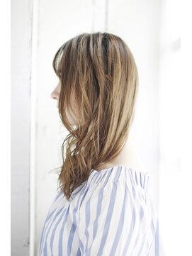 シュシュット(chouchoute) 小顔グラデーションカラーバターブランジュ美髪ダブルバング/032