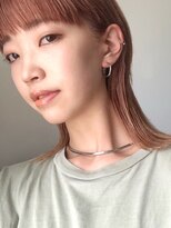 ブラウンズ(BROWNS)&nbsp;ピンクベージュ×ダブルカラー