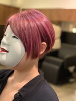 コマ(coma)&nbsp;【coma中野】ダブルカラーチェリーピンク前下がり