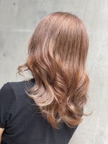 ディア(.eer)&nbsp;【南船場美容室ディア】ケアブリーチカラー#アーモンドベージュ