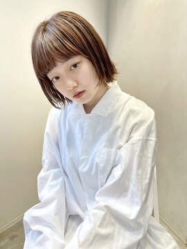 レトン 銀座(leton) 美髪/ホワイトグレージュ/大人かわいい/こなれミディ[銀座]