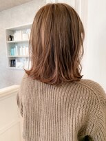 キャアリー(Caary)&nbsp;福山イルミナカラー人気caary切りっぱなしベージュ