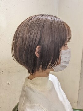 ゴーズゴー 吉祥寺(e)店(go s go) 【吉祥寺】ショートボブ 大人カワイイ 縮毛矯正 髪質改善