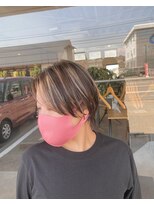 ナンバー(number+)&nbsp;20代30代40代大人かっこいいハイライトブリーチ無造作