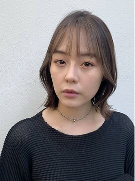 ダブルオーバイオーバーレイ 武蔵新城(w/o by Overlay) 韓国ヘア / レイヤーボブ くびれボブ ミニボブ シースルーバング