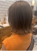 大人可愛い20代30代40代切りっぱなしボブ