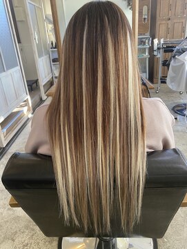 ボアップ 京橋店(boappu) #プルエクステ#ハイライトカラー