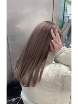シェリ ヘアデザイン(CHERIE hair design) ピンク味のあるmilktea beige