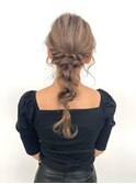あみおろしヘアアレンジ/担当rui