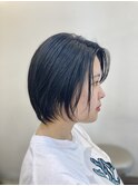 黒髪なスリークボブ。8.30
