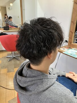 ヘアラボウィッシュ(hair labo Wish) スパイラル メンズ ショ－ト パ－マ