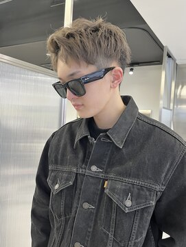 ゼスト 八王子店(ZEST) 短髪マッシュ/メンズハイトーンカラー【佐々木麻衣】