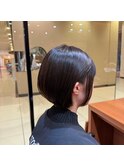 小顔骨格矯正所ショートダブルカラーバレイヤージュ韓国２０代