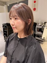 アム(amu) ラベンダーグレージュ/ベルボブ/結べるボブ/シースルーバング