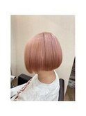 【ピンクベージュ/ショート/似合わせボブ】#Ameri  