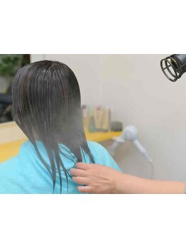 髪質・生えグセ等のお悩みを改善し、ヘアデザインに活かせるようにご提案◎毎日のスタイリングも楽になる♪