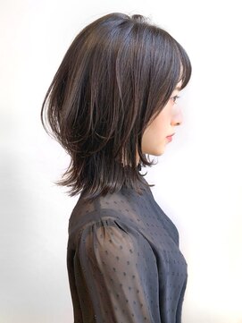 ルエ(rue) ナチュラルボブ×大人ショートボブ×前髪あり 20代30代40代50代