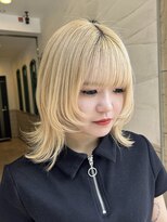 スタイル スマート サロン(STYLE smart salon)&nbsp;ウルフ風顔周りレイヤーボブカット【ことこ】