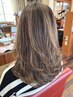 2回目以降明るく染める脱白髪染め水素+カット+オージュアTR+marbb   ￥18800