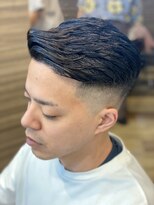 銀座マツナガ 浅草店&nbsp;男磨く夏のお祭りバッチリヘアスタイルハイスキンフェード七三