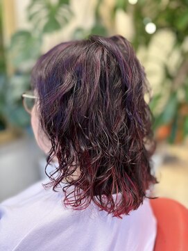 ボンビィヴァン(bon-vivant) 大分/府内町/スパイラルパーマ＋オリジナルハイライト