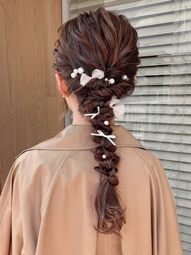 オルチェット(Olu'chette HAIR LIFE) 深澤/ヘアセット/ヘアアレンジ/参列ヘアセット/結婚式アレンジ