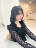 顔まわりカット/レイヤーカット/韓国/