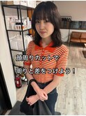 長崎　韓国/レイヤーカット/顔周り